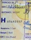 Quittance sécurisée